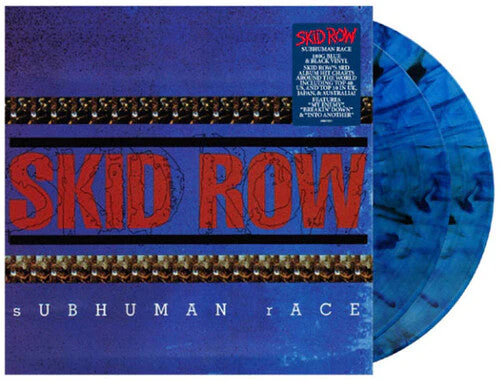 SKID ROW 'SUBHUMAN RACE' 2LP - BLUE/BLACK/MARBLE