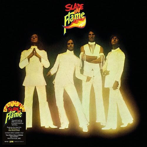 SLADE 'SLADE IN FLAME' LP - YELLOW/RED/SPLATTER - Image 2