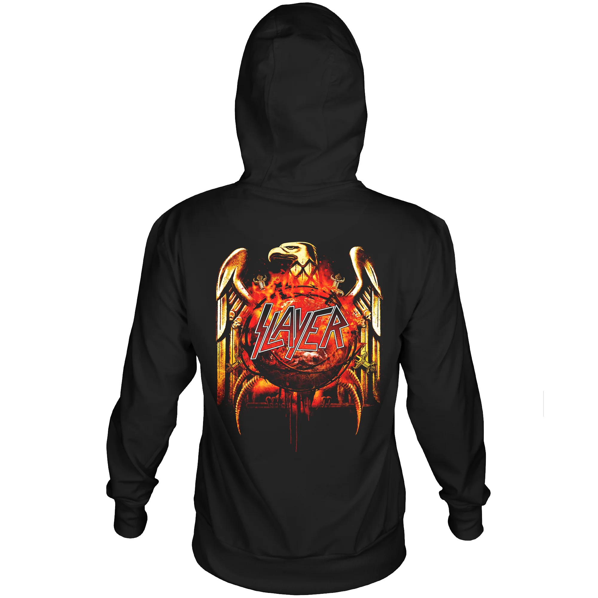 SLAYER DESTROY BLACK HOODIE - Image 2