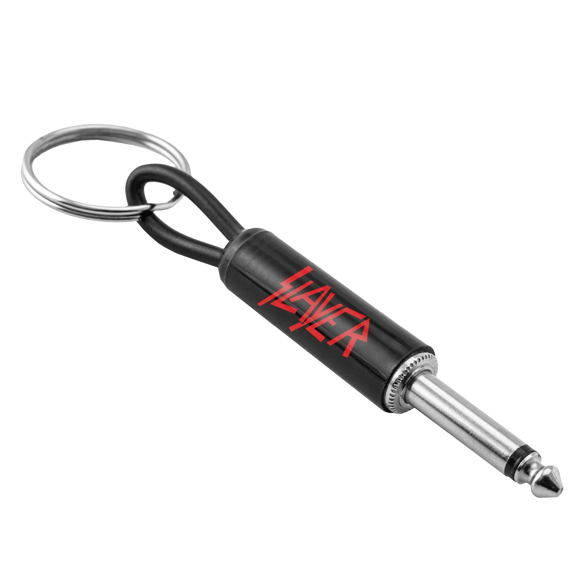 SLAYER RED LOGO PLUG KEYCHAIN