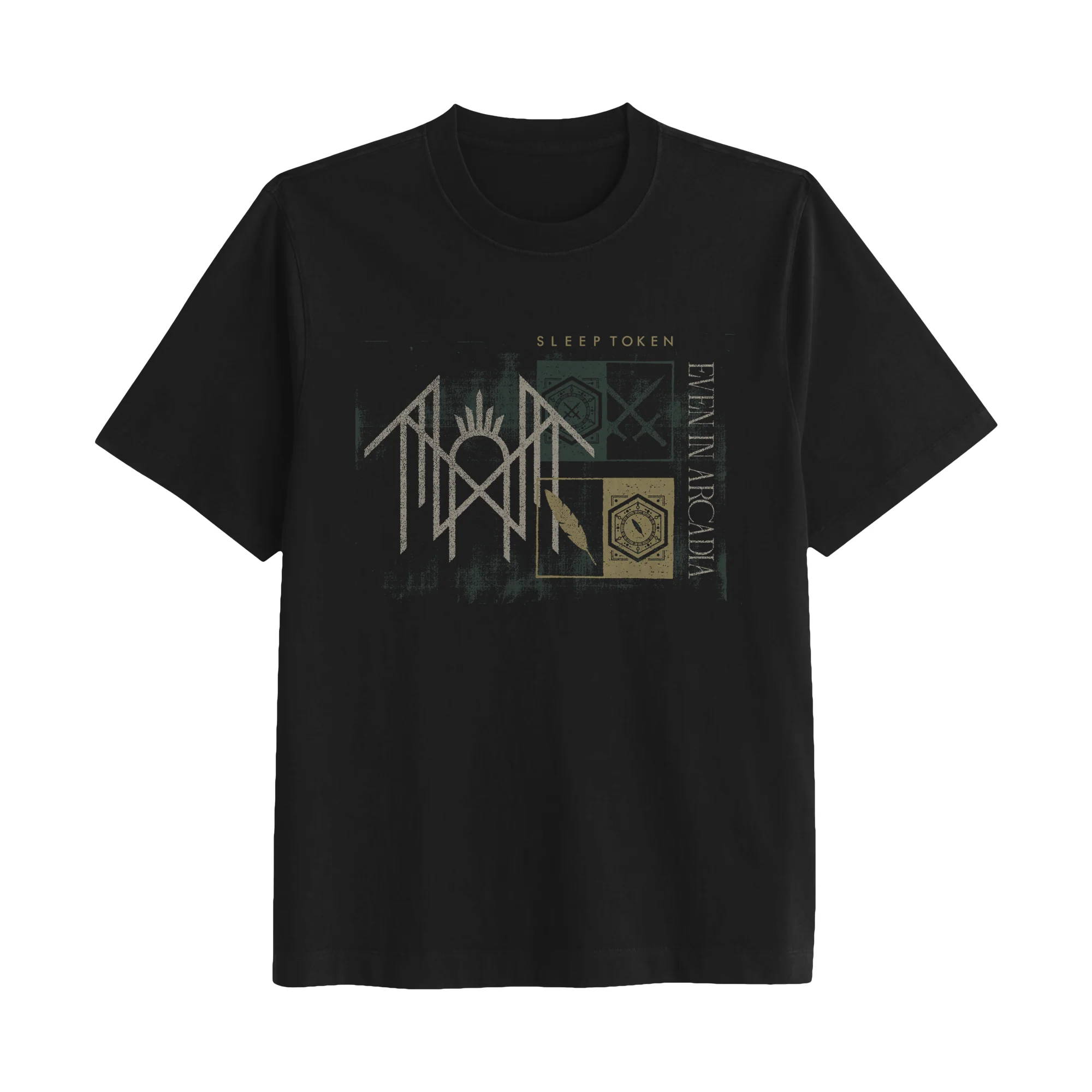 SLEEP TOKEN 'EVEN IN ARCADIA' BLACK T-SHIRT - Image 2