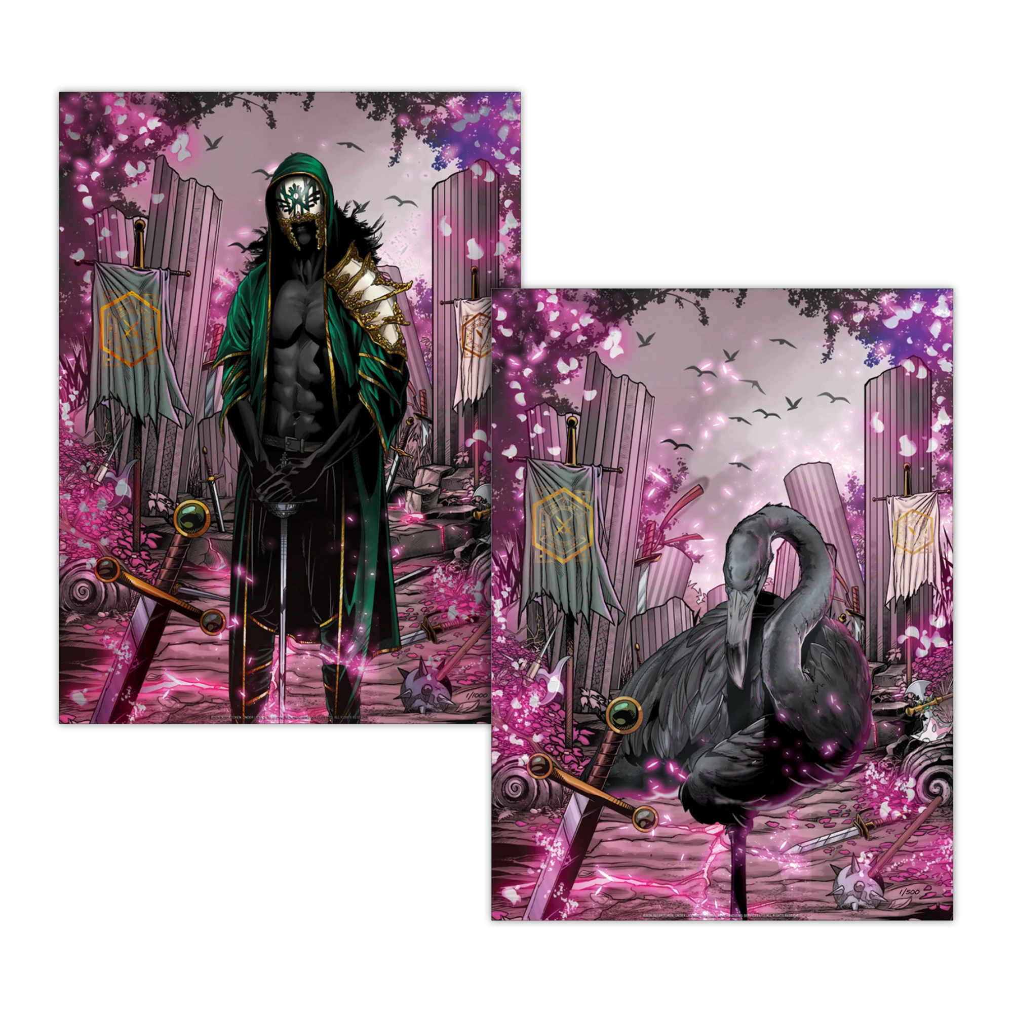 SLEEP TOKEN 'EVEN IN ARCADIA' FOIL POSTERS