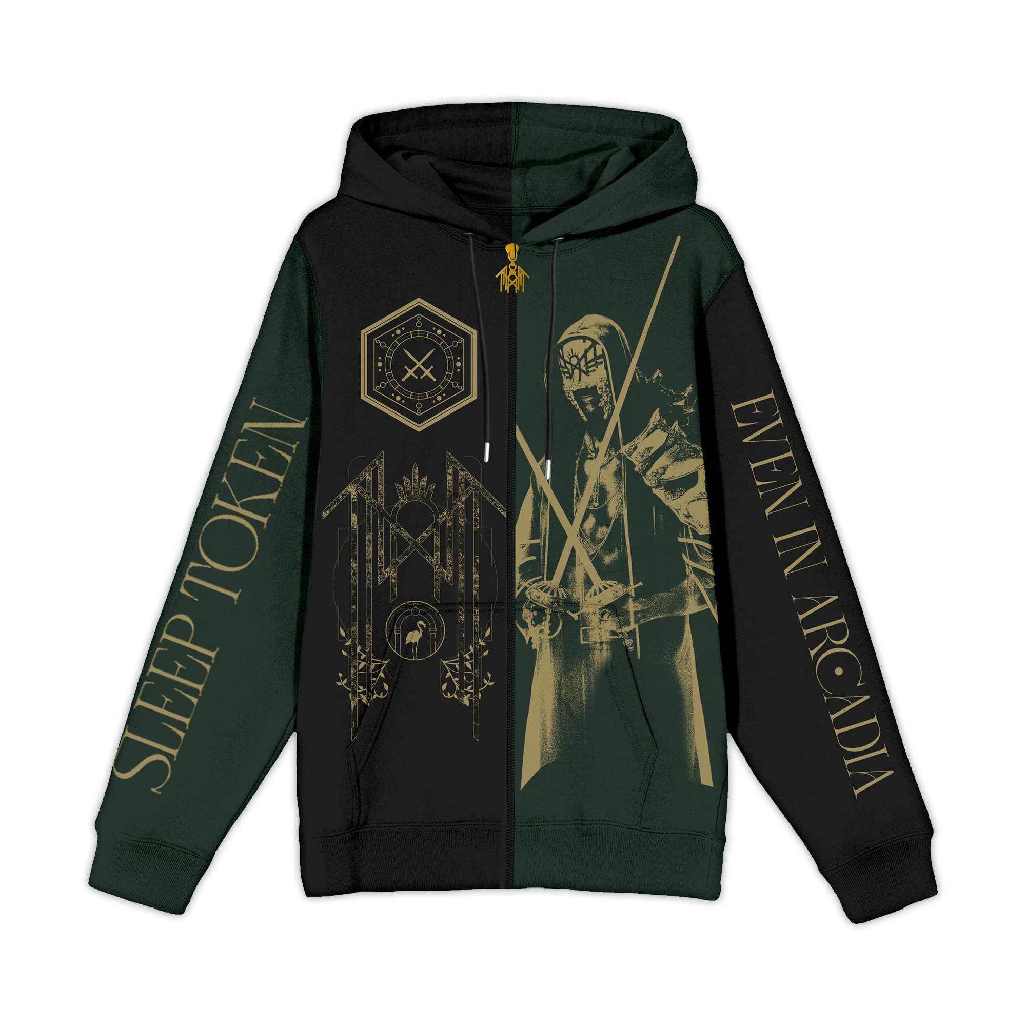 SLEEP TOKEN "EVEN IN ARCADIA" LIMITED EDITION EXCLUSIVE CUT & SEW HOODIES - Image 2