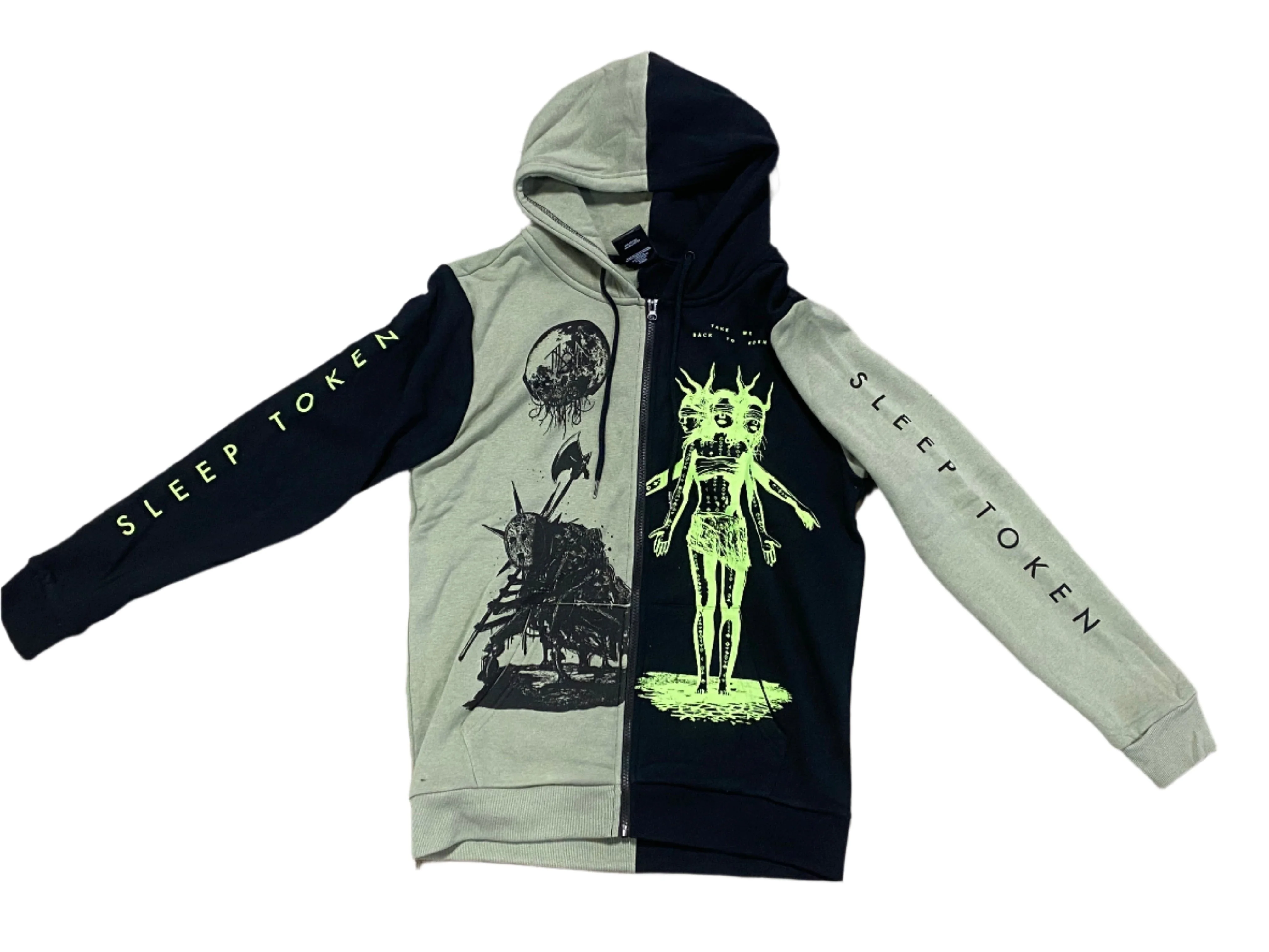 SLEEP TOKEN “TMBTE GLOW IN DARK” LIMITED EDITION EXCLUSIVE HOODIE - Image 3
