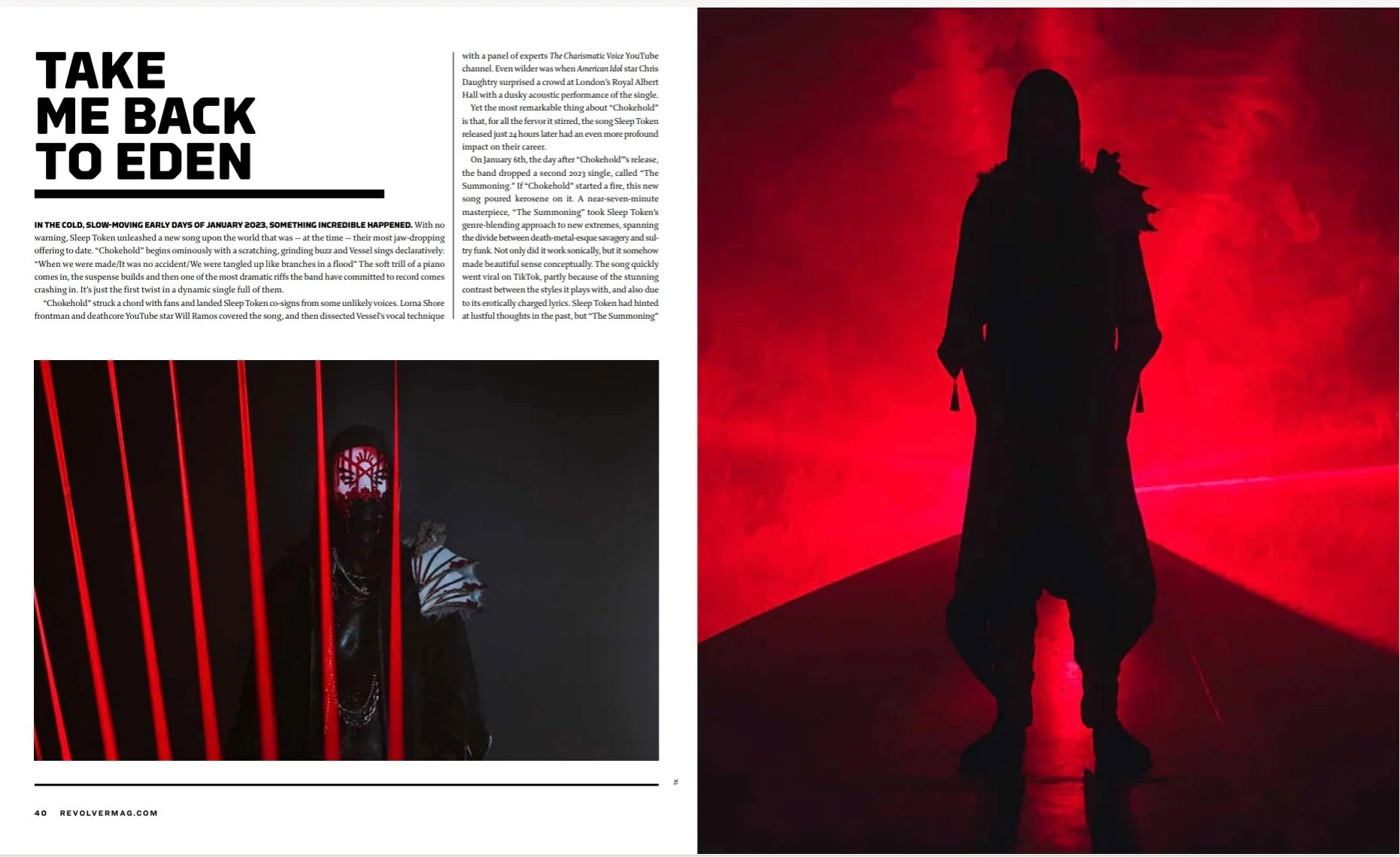 SLEEP TOKEN x REVOLVER BUNDLE – SPECIAL COLLECTOR'S EDITION DELUXE MAGAZINE W/ 'EVEN IN ARCADIA' 2LP - EXCLUSIVE - LTD. EDITION – GLASS OF PORT - Image 5