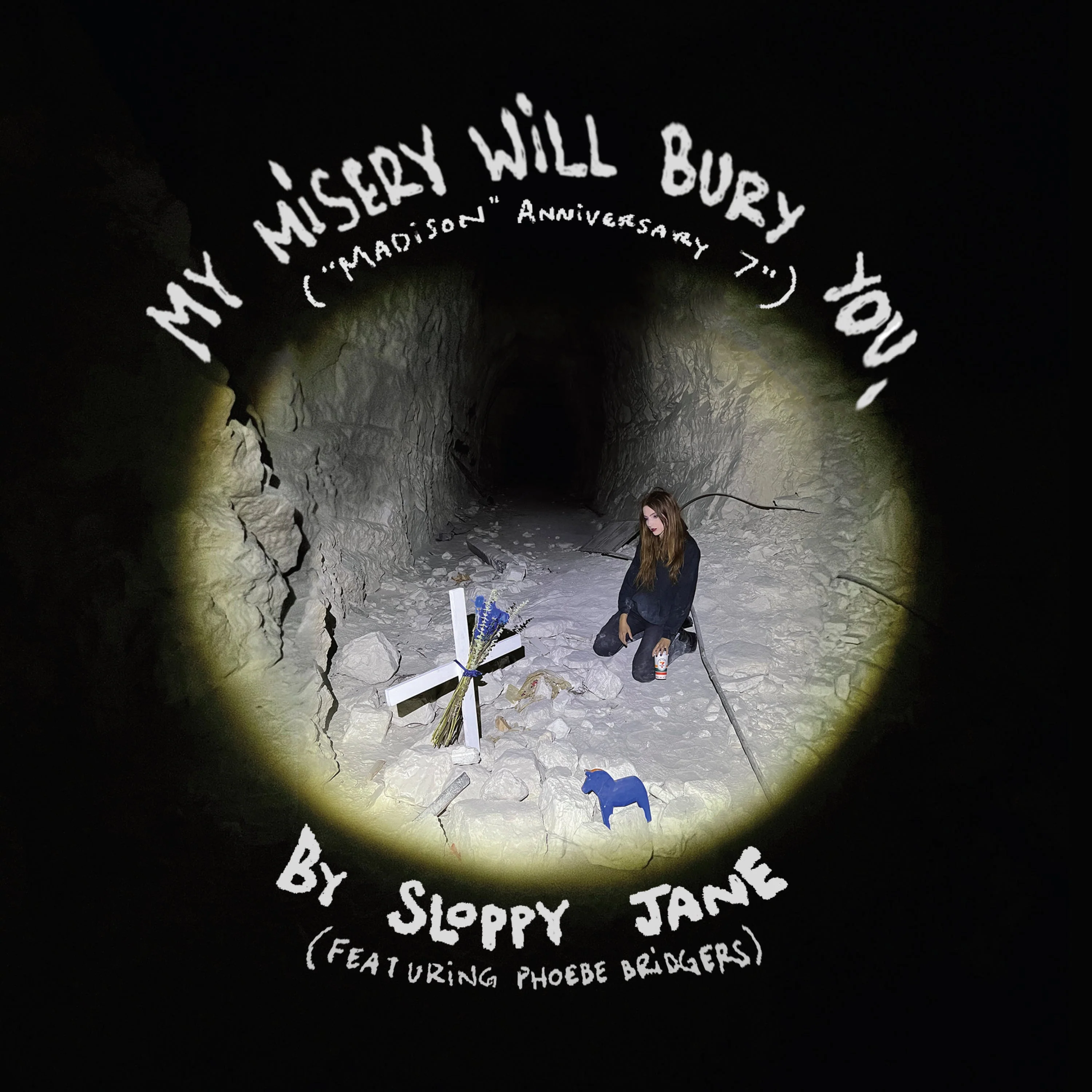 SLOPPY JANE & PHOEBE BRIDGERS 'MY MISERY WILL BURY YOU.' 7" SINGLE - LTD. EDITION - Image 2