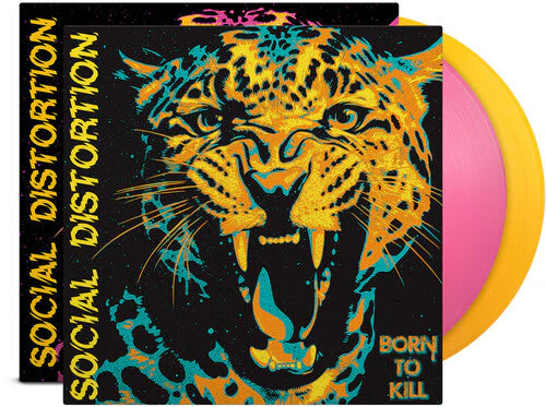SOCIAL DISTORTION 'BORN TO KILL' 2LP (Pink & Yellow Vinyl)