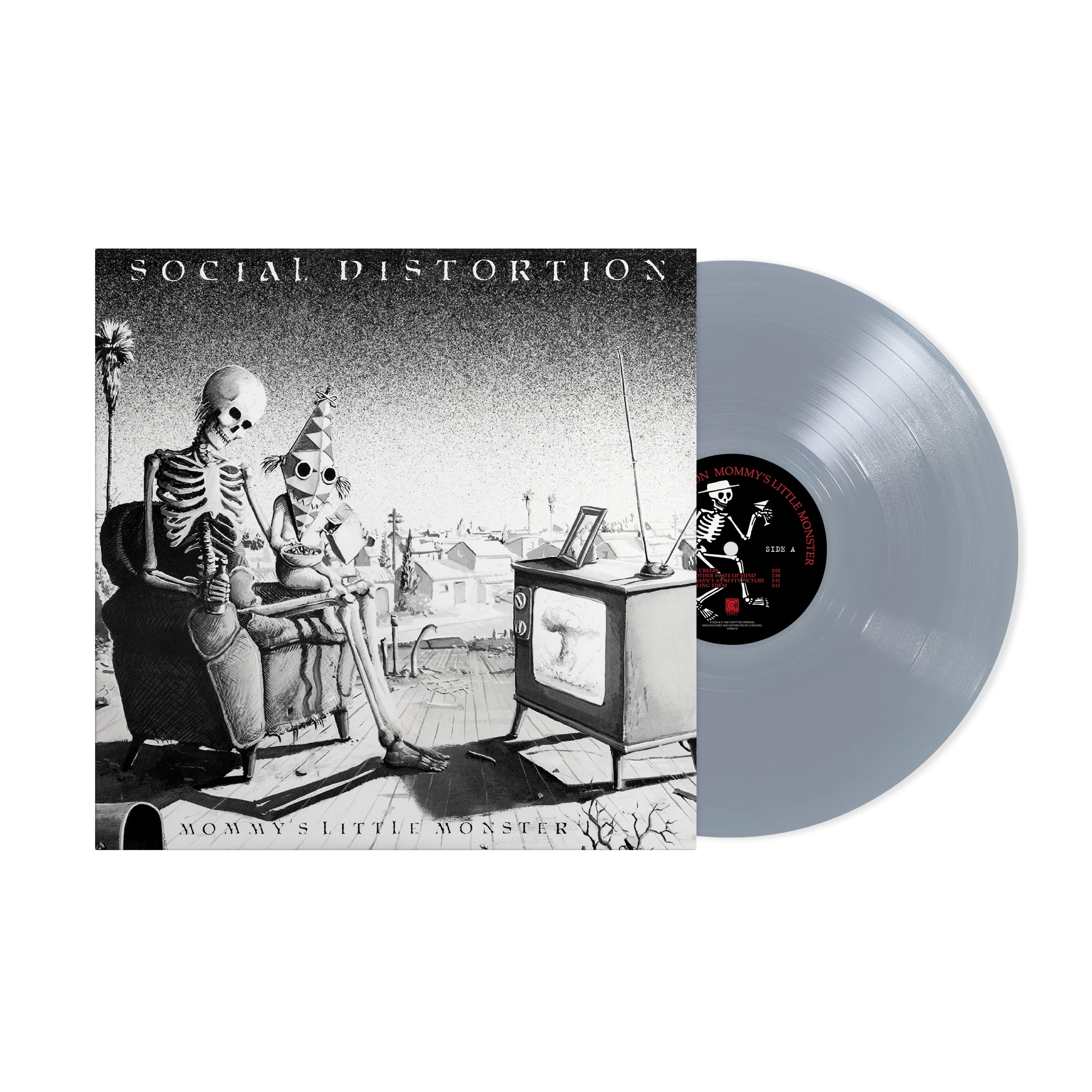 SOCIAL DISTORTION ‘MOMMY'S LITTLE MONSTER’ 40TH ANNIVERSARY LP - EXCLUSIVE - LTD. 500 - GREY