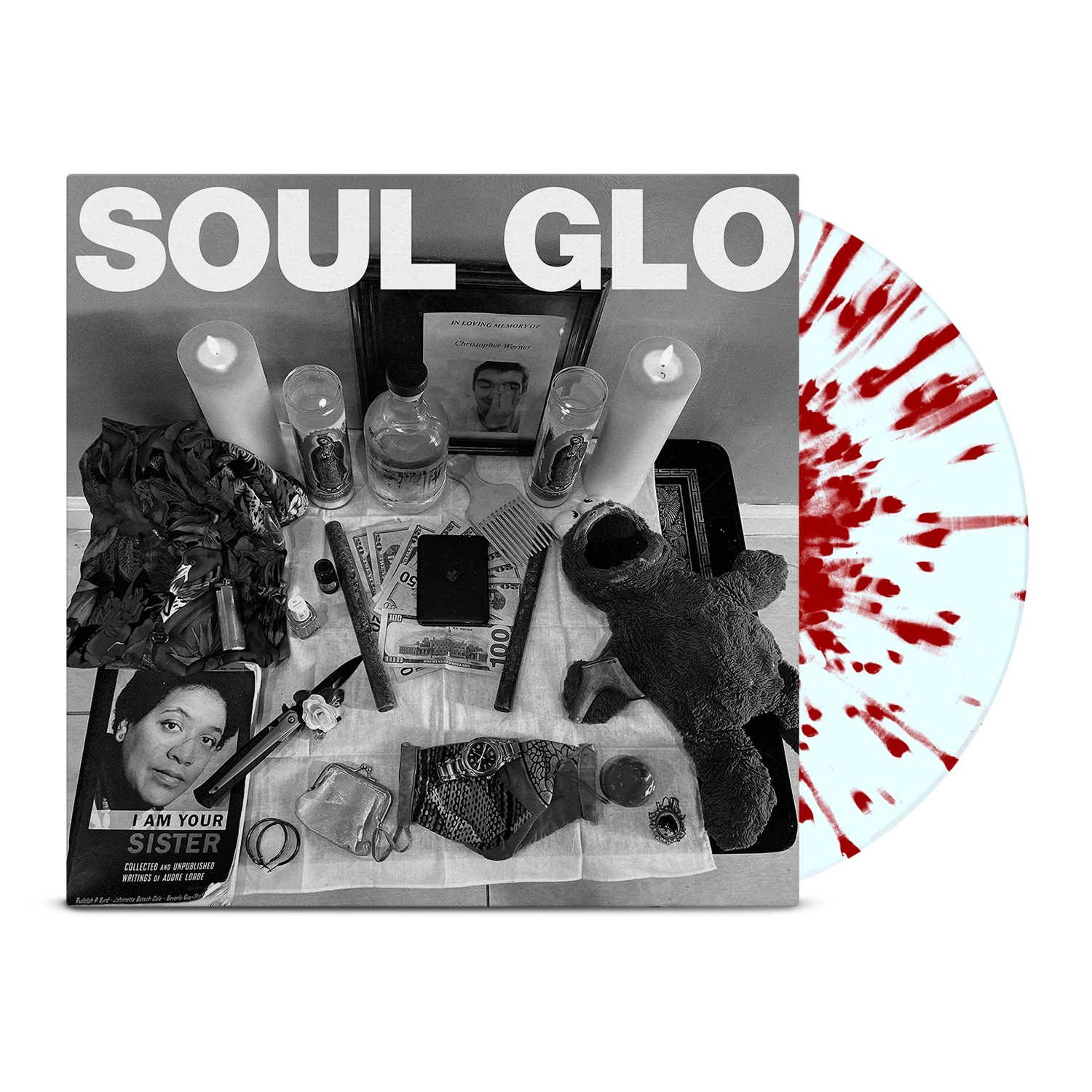 SOUL GLO 'DIASPORA PROBLEMS' LP - EXCLUSIVE - LTD. 300 - ELECTRIC BLUE/RED/SPLATTER