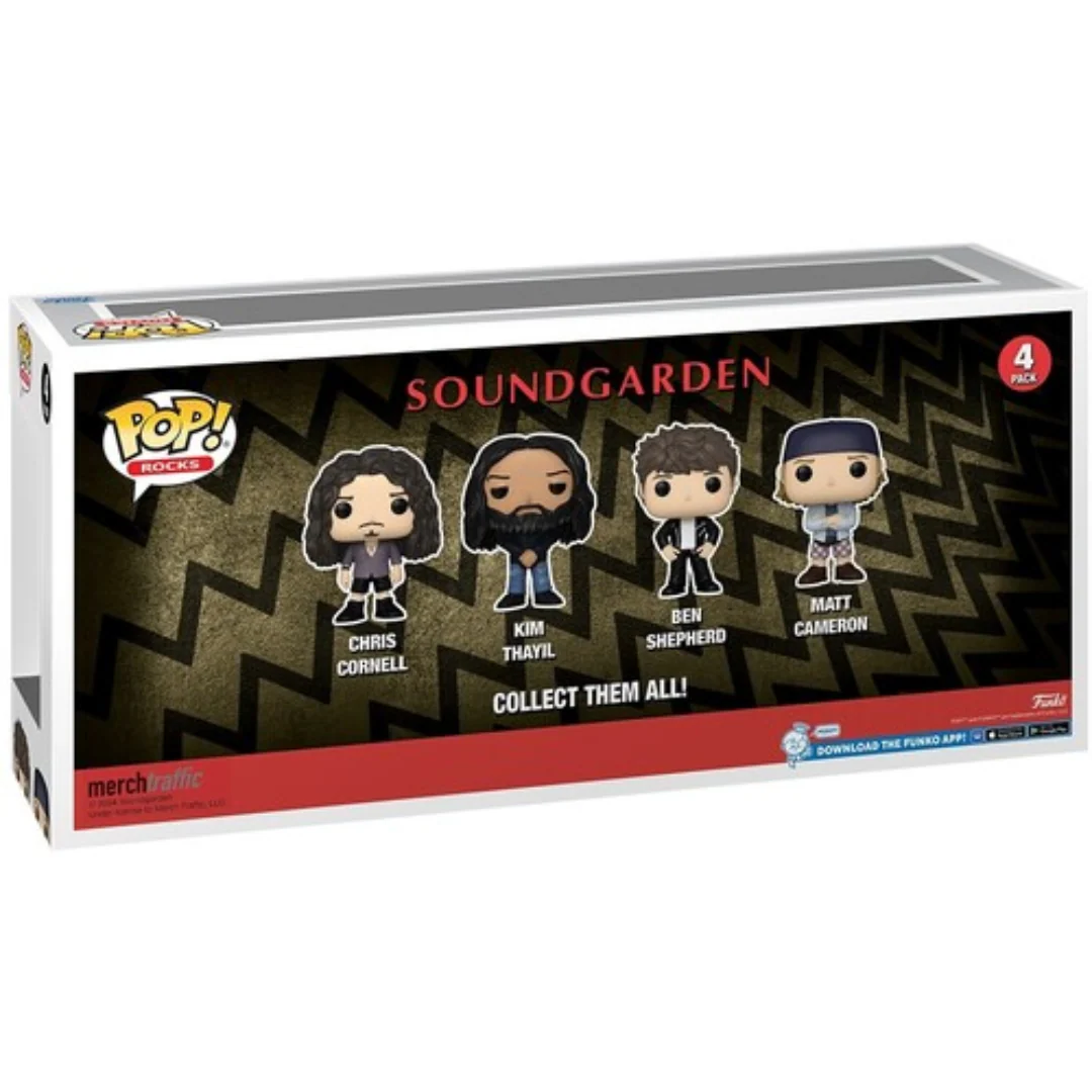 SOUNDGARDEN 4 PACK SET FUNKO POP! ROCKS FIGURE - Image 3