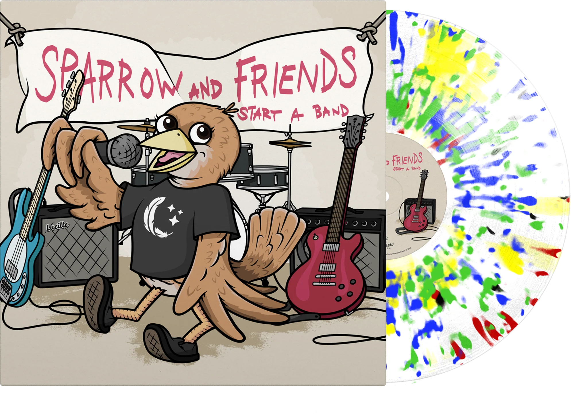 Sparrow Sleeps - Sparrow and Friends Start A Band! Vinyl - Image 2