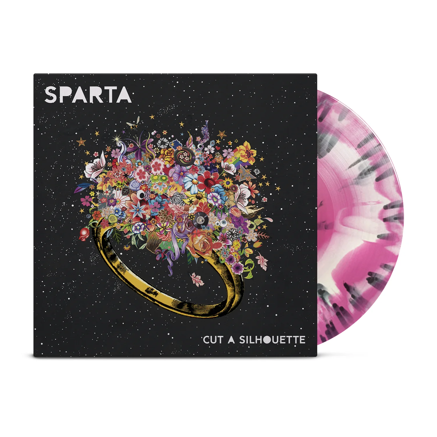 SPARTA 'CUT A SILHOUETTE' LP (Exclusive “ Limited to 200, White & Lilac Starburst w/ Black Splatter Vinyl)