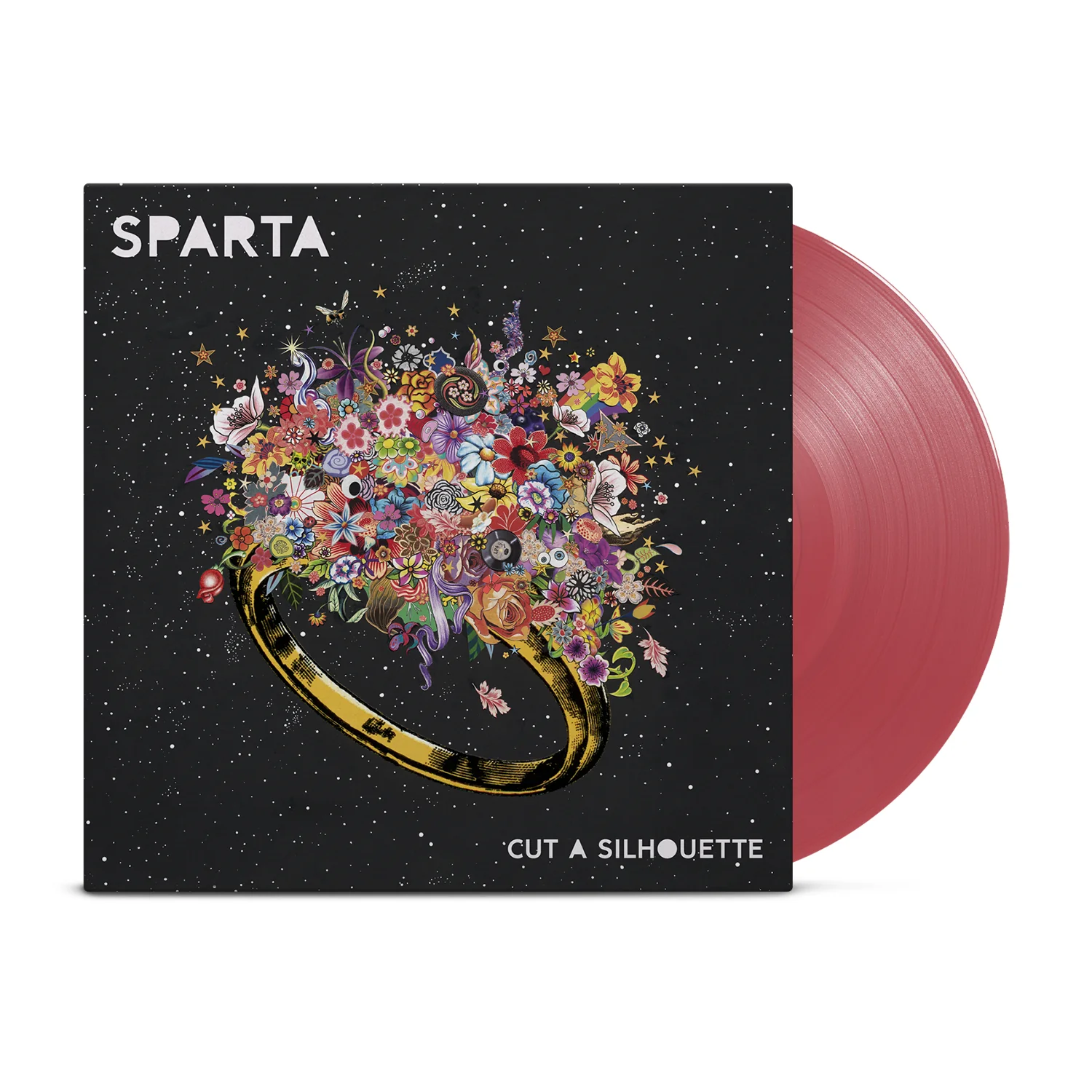 SPARTA 'CUT A SILHOUETTE' LP (Spanish Heart Vinyl)
