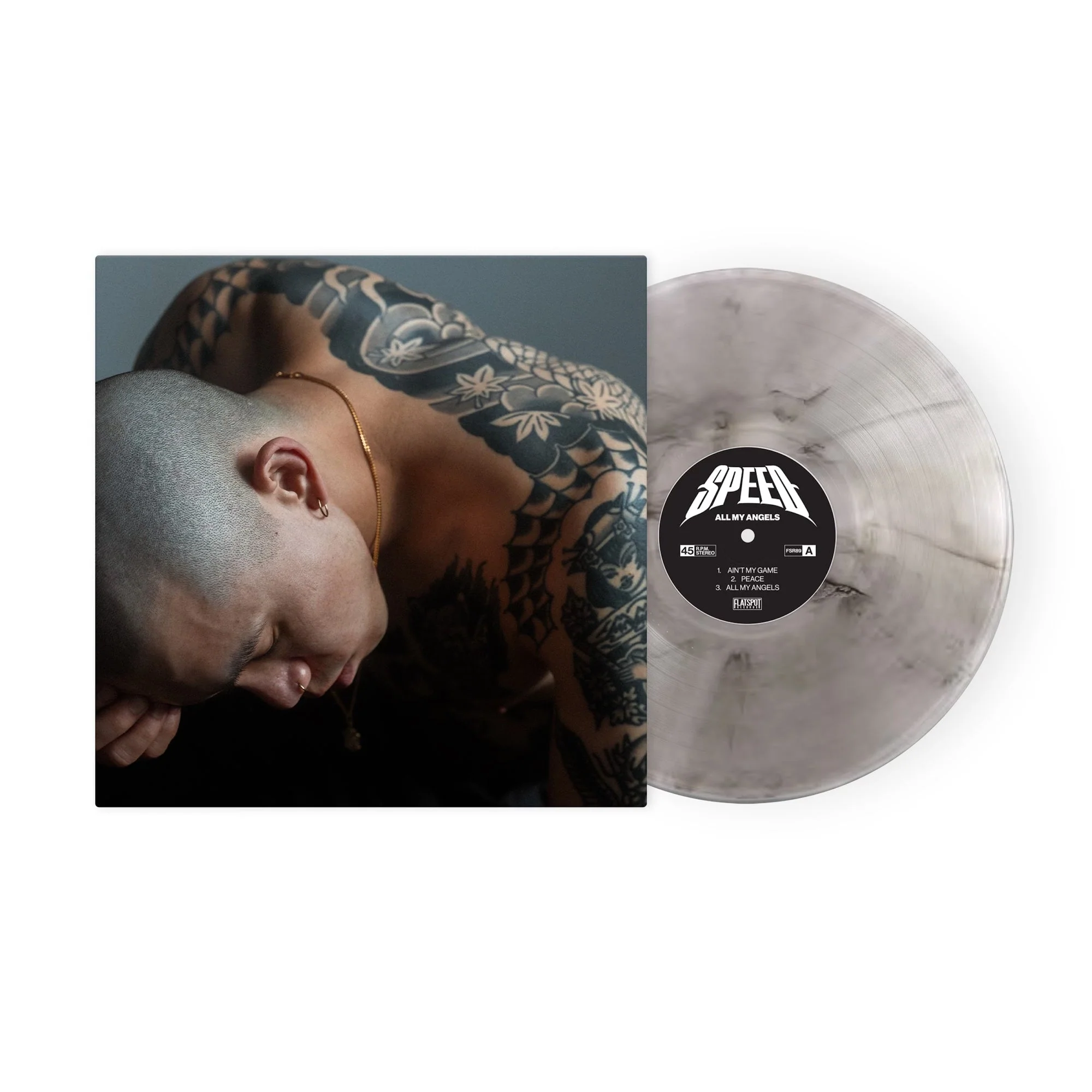 SPEED ‘ALL MY ANGELS’ EP - CLEAR SMOKE/BLACK/SCREEN PRINT