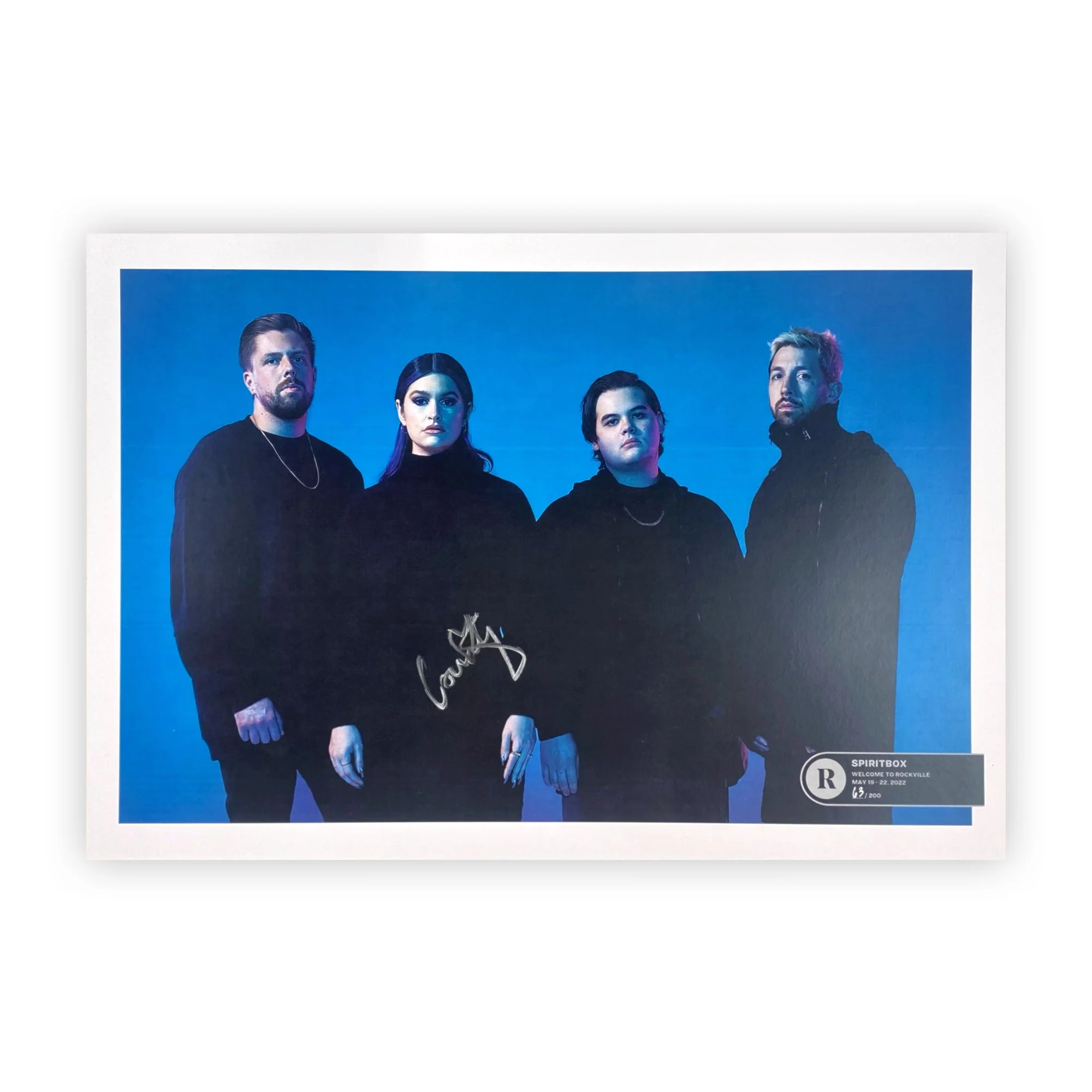 SPIRITBOX x REVOLVER x WELCOME TO ROCKVILLE 2022 NUMBERED POSTER - EXCLUSIVE - LTD.