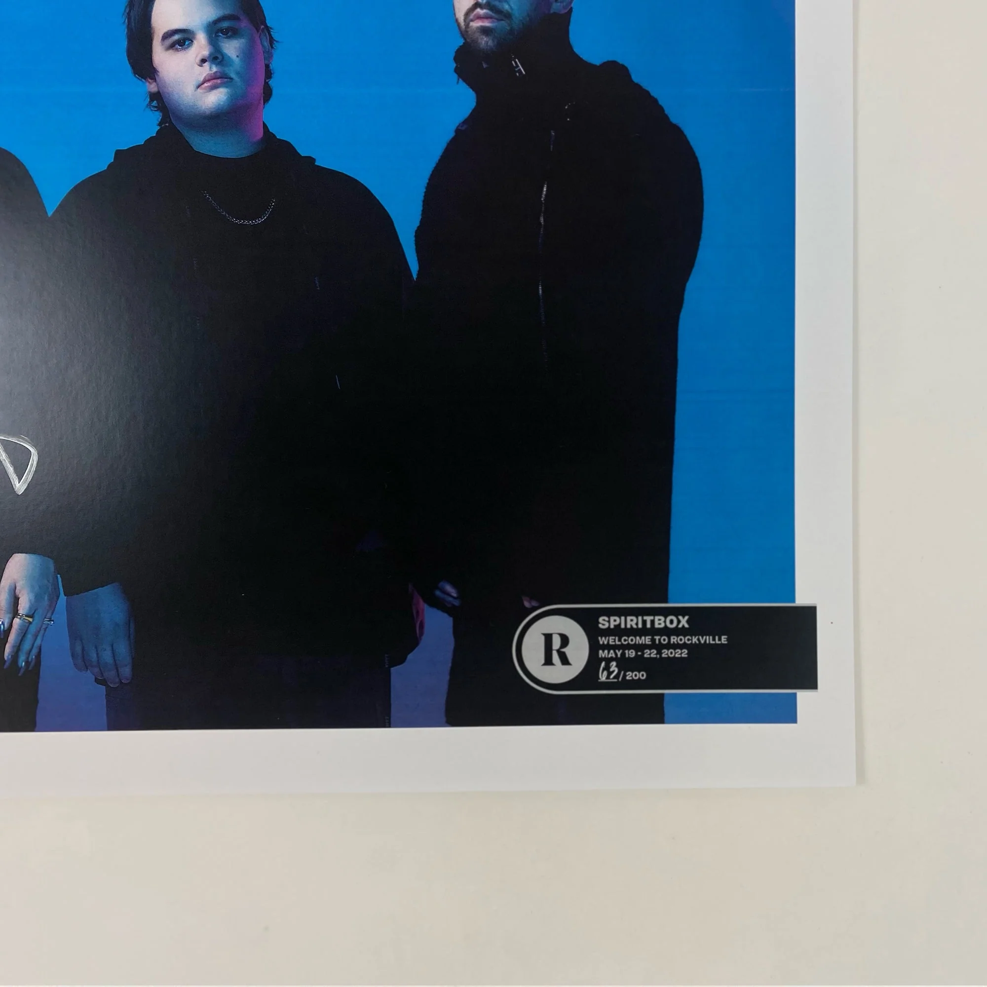 SPIRITBOX x REVOLVER x WELCOME TO ROCKVILLE 2022 NUMBERED POSTER - EXCLUSIVE - LTD. - Image 2