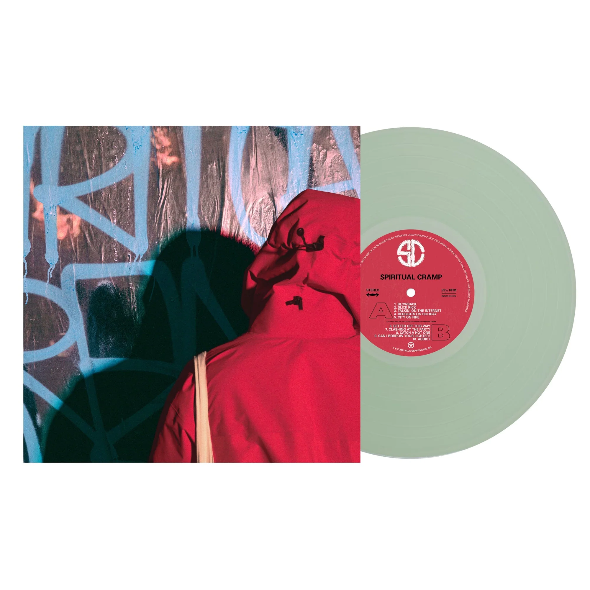 SPIRITUAL CRAMP 'SPIRITUAL CRAMP' LP (Coke Bottle Clear)