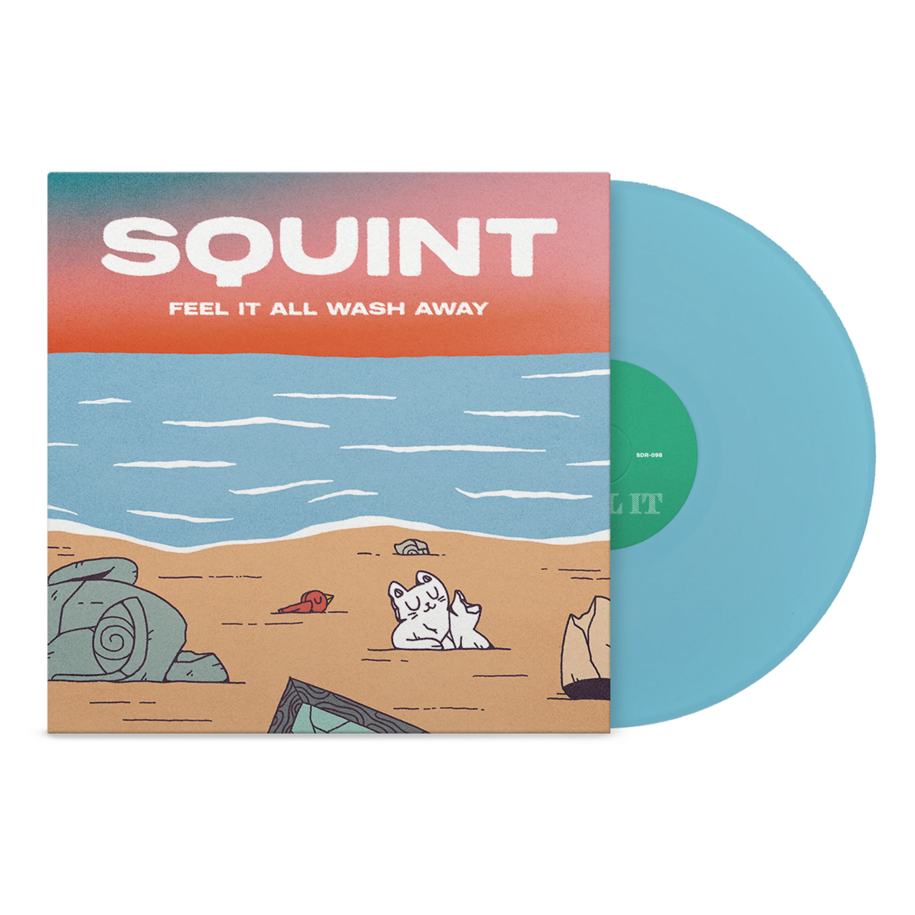 SQUINT ‘FEEL IT ALL WASH AWAY’ LP - EXCLUSIVE - LTD. 100 - WASHED BLUE