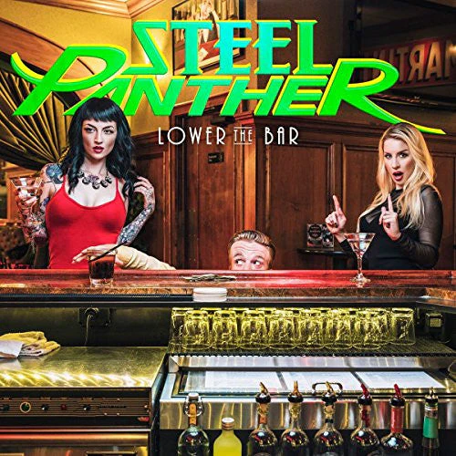 STEEL PANTHER 'LOWER THE BAR' LP - LIME GREEN - Image 2