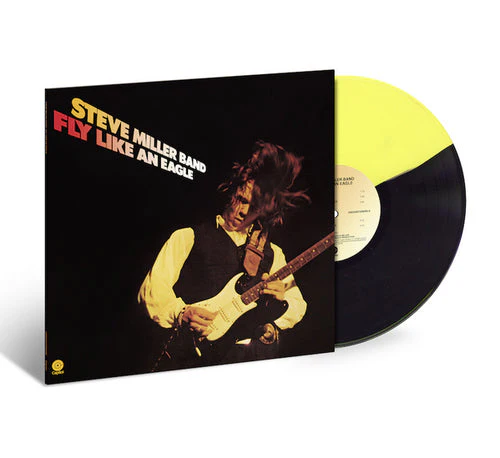 STEVE MILLER BAND 'FLY LIKE AN EAGLE' LP -BLACK/YELLOW