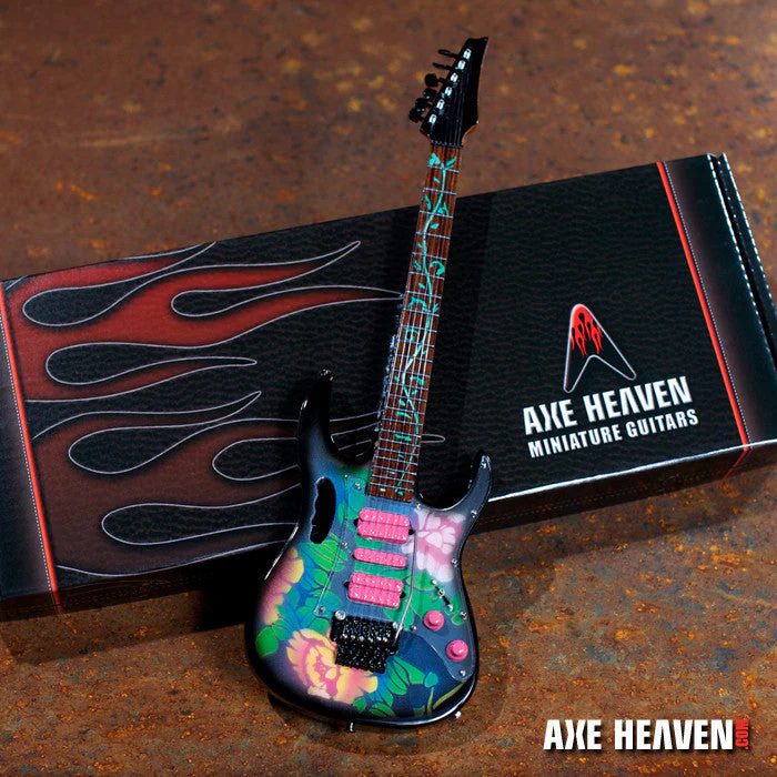 STEVE VAI SIGNATURE LOTUS FLOWER JEM MINIATURE GUITAR REPLICA COLLECTIBLE - Image 4