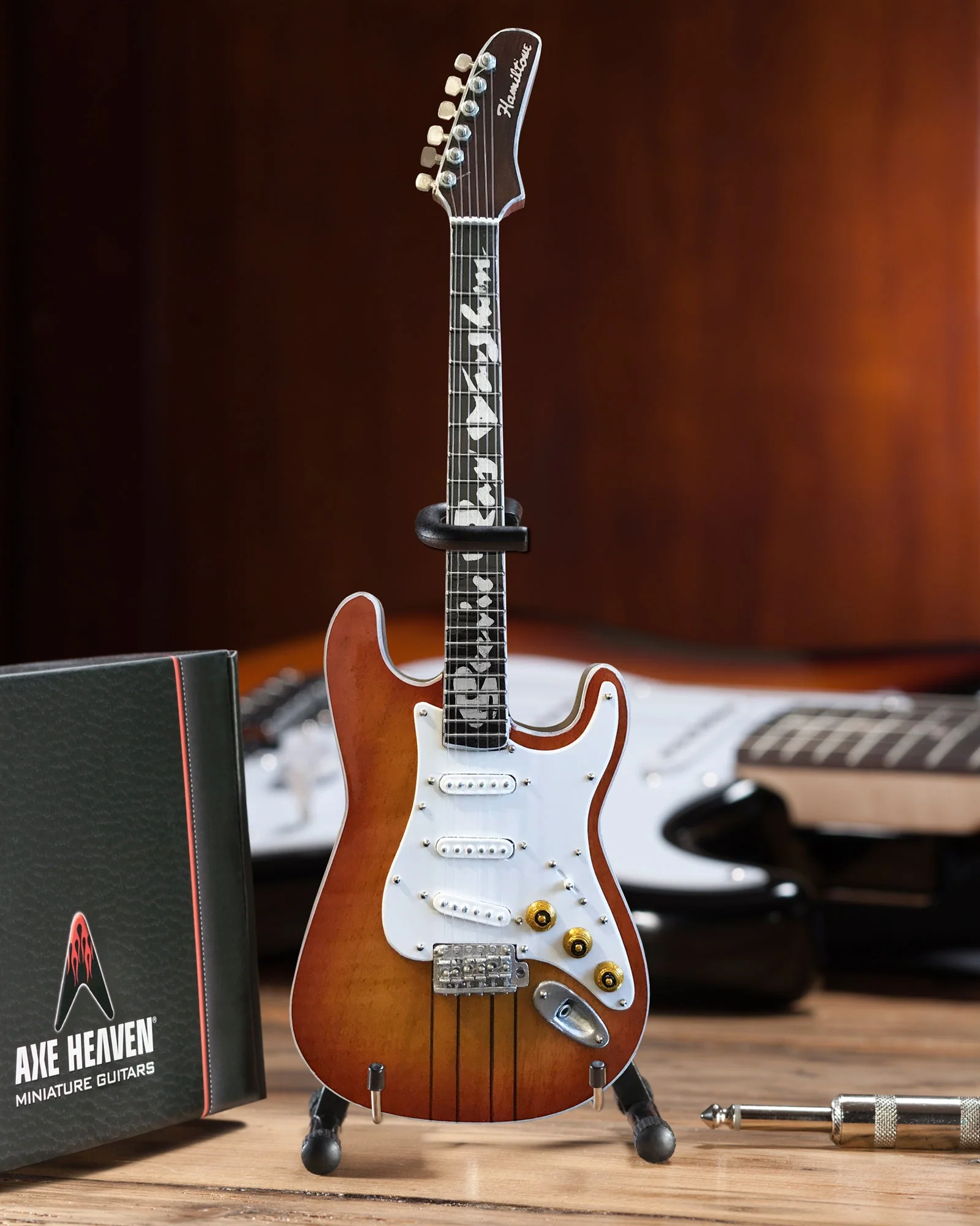 STEVIE RAY VAUGHAN SRV SET OF 3 MINI GUITAR REPLICA COLLECTIBLES - OFFICIALLY LICENSED FENDER - Image 6