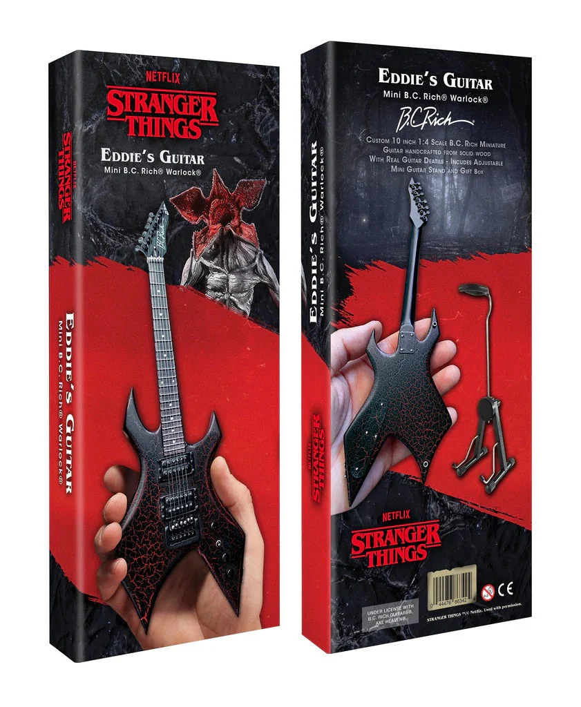 STRANGER THINGS - EDDIE'S GUITAR - B.C. RICH MINI WARLOCK - Image 3