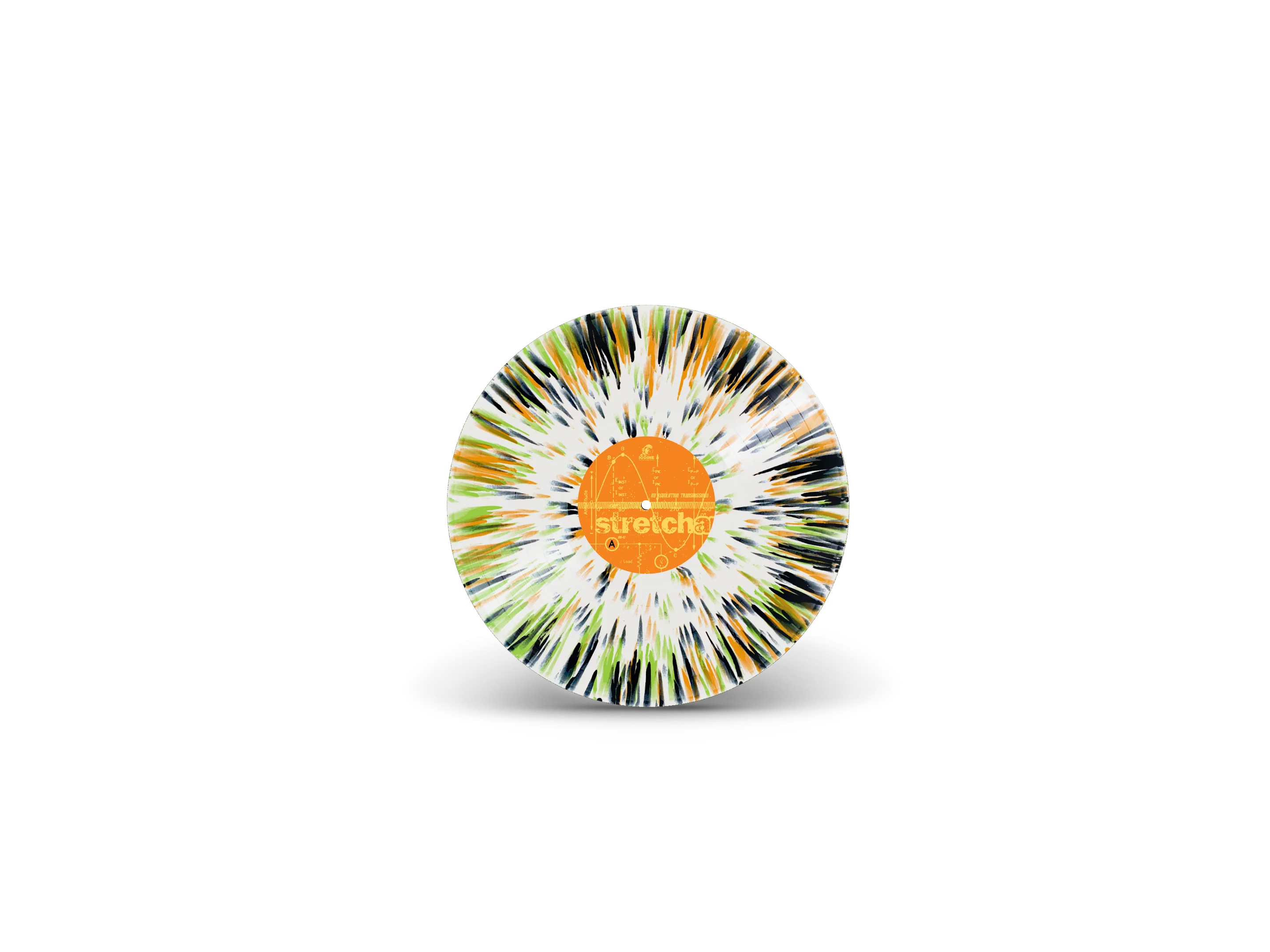 STRETCH ARM STRONG ‘A REVOLUTION TRANSMISSION’ LP - EXCLUSIVE - LTD. 300 - WHITE/ORANGE/GREEN/BLACK/SPLATTER - Image 2