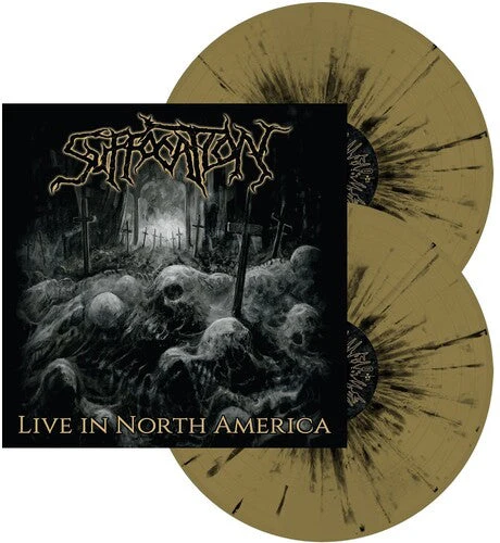 SUFFOCATION 'LIVE IN NORTH AMERICA' 2LP - GOLD/BLACK/SPLATTER