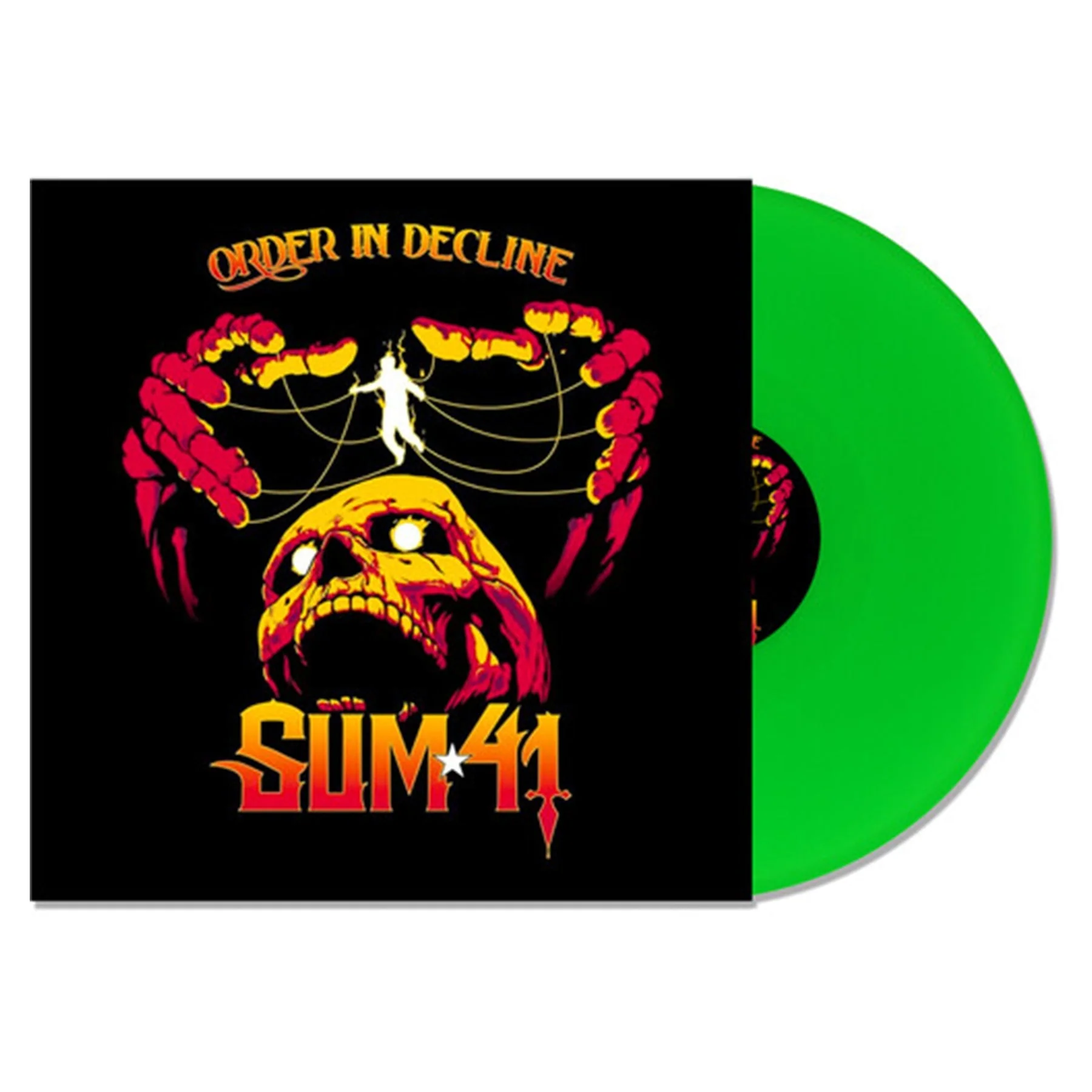 SUM 41 'ORDER IN DECLINE' LP - NEON GREEN