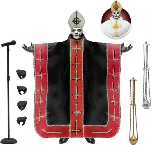 GHOST 'GHOST ULTIMATES! WAVE 1 - PAPA EMERITUS I' ACTION FIGURE - Image 3