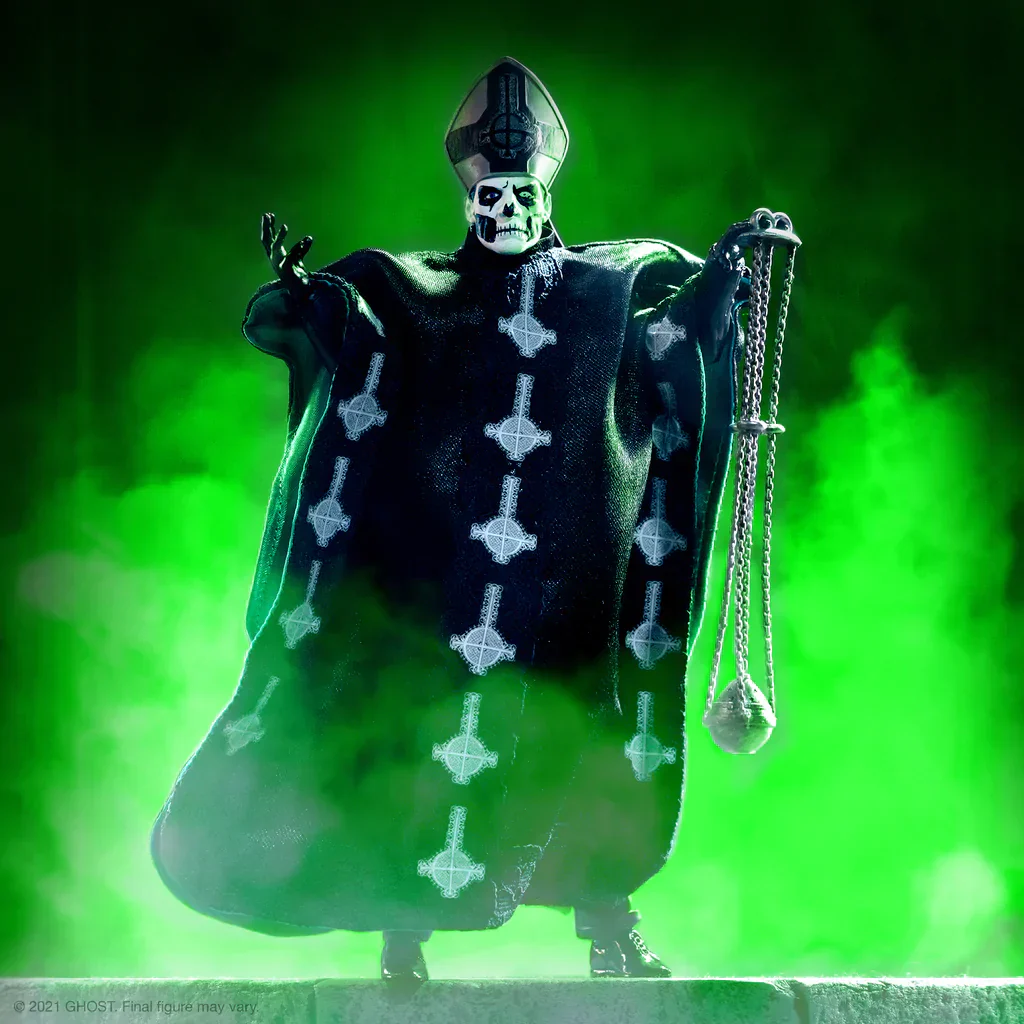 GHOST 'GHOST ULTIMATES! WAVE 2 - PAPA EMERITUS II' ACTION FIGURE - Image 2
