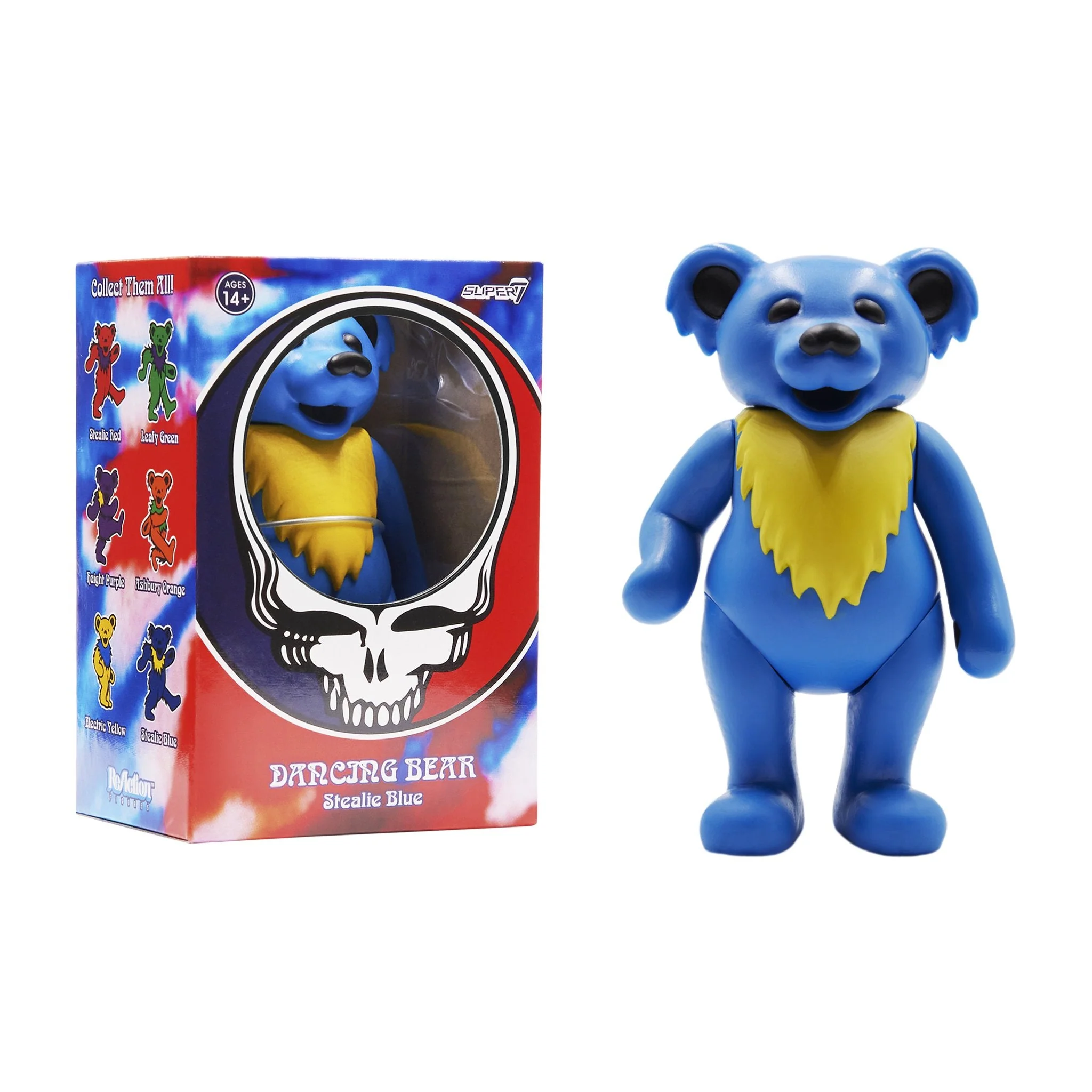 SUPER7 REACTION GRATEFUL DEAD W2 DANCING BEARS SET - Image 4