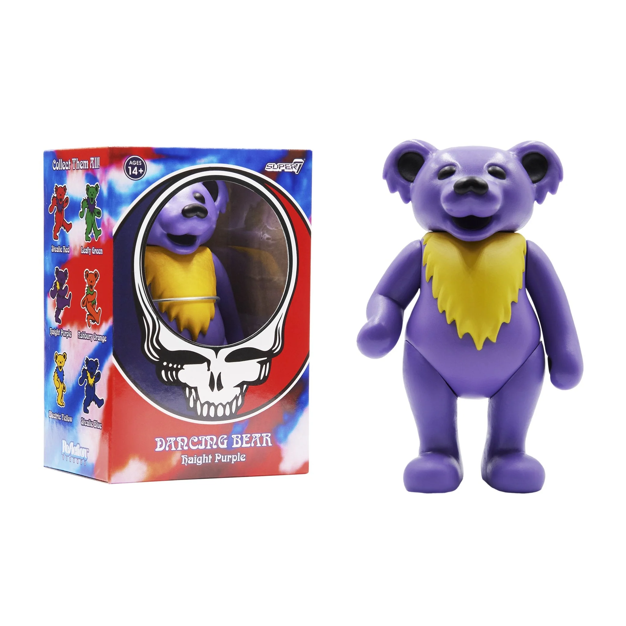 SUPER7 REACTION GRATEFUL DEAD W2 DANCING BEARS SET - Image 7
