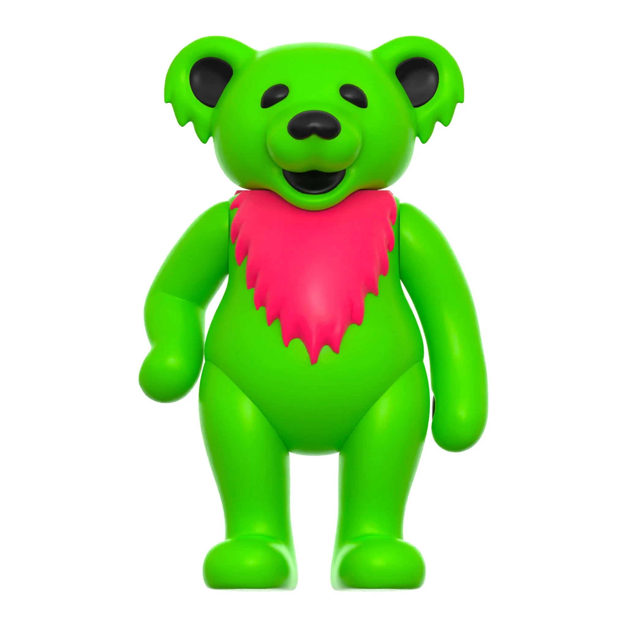 SUPER7 REACTION GRATEFUL DEAD W3 DANCING BEARS - LEAFY GREEN/GLOW IN THE DARK