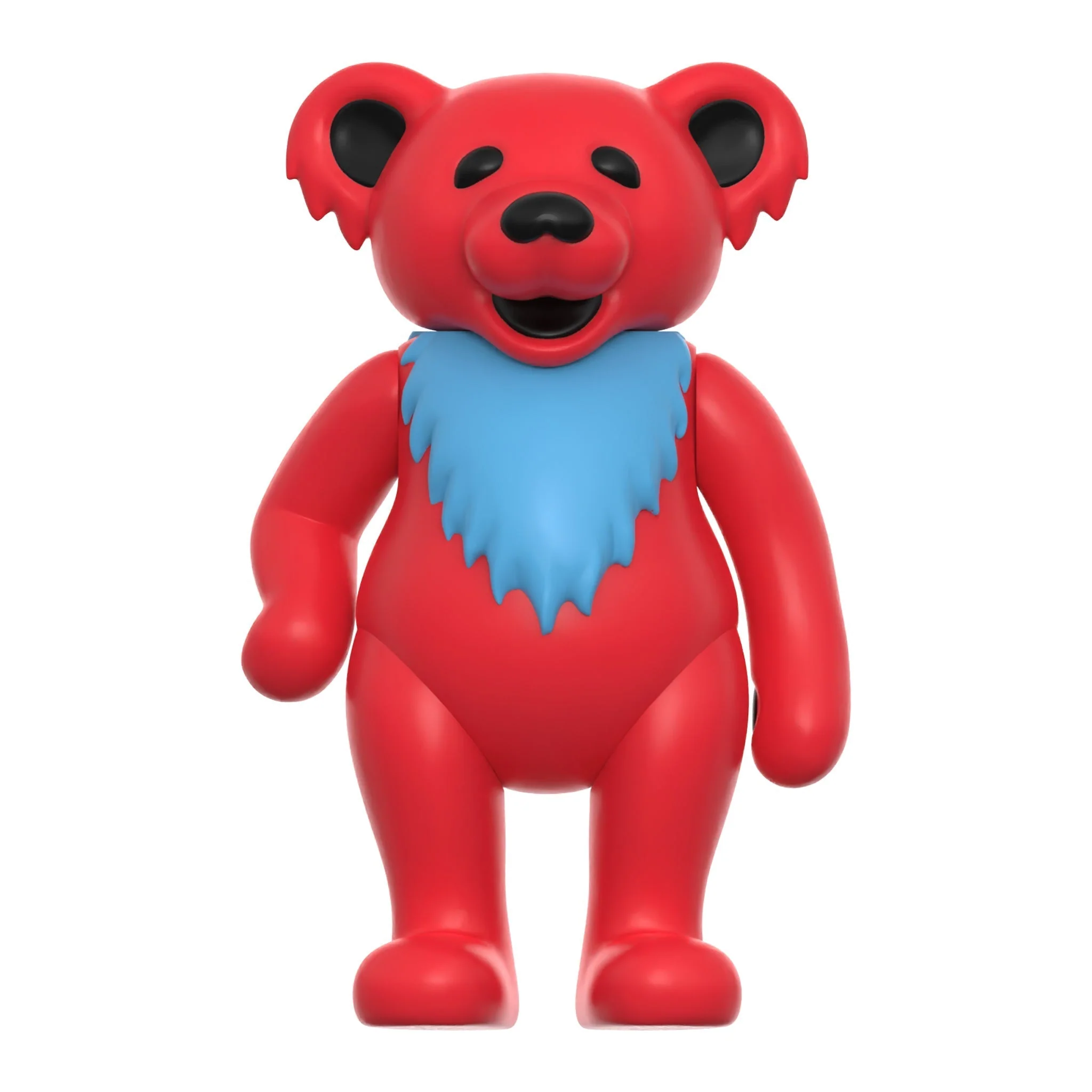 SUPER7 REACTION GRATEFUL DEAD W3 DANCING BEARS - STEALIE RED/GLOW IN THE DARK