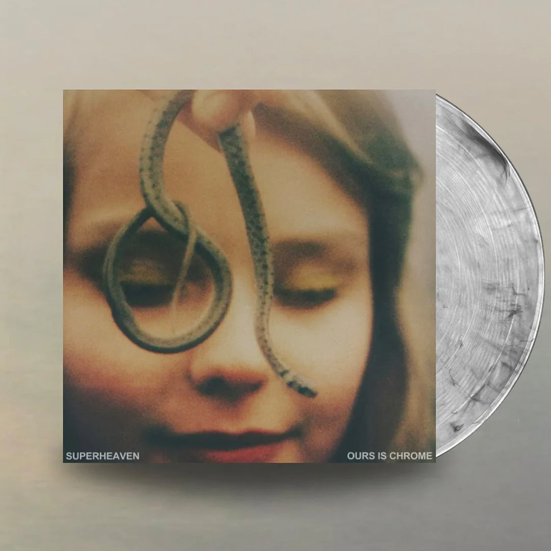 SUPERHEAVEN 'OURS IS CHROME' LP - CLEAR/BLACK SMOKE