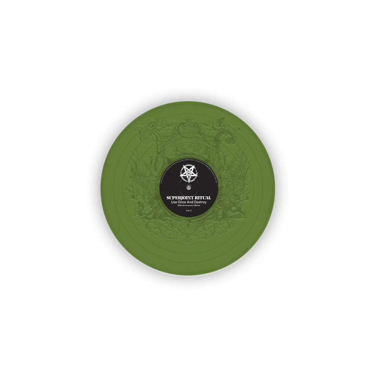SUPERJOINT RITUAL 'USE ONCE AND DESTROY' 20TH ANNIVERSARY 2LP - OLIVE GREEN + CD - Image 3