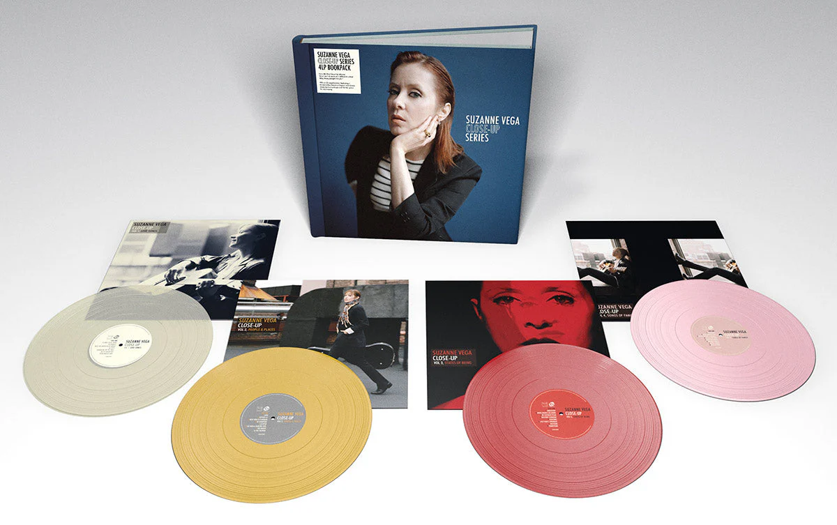 SUZANNE VEGA 'CLOSE-UP SERIES VOLUMES 1-4' 4LP - COLOR