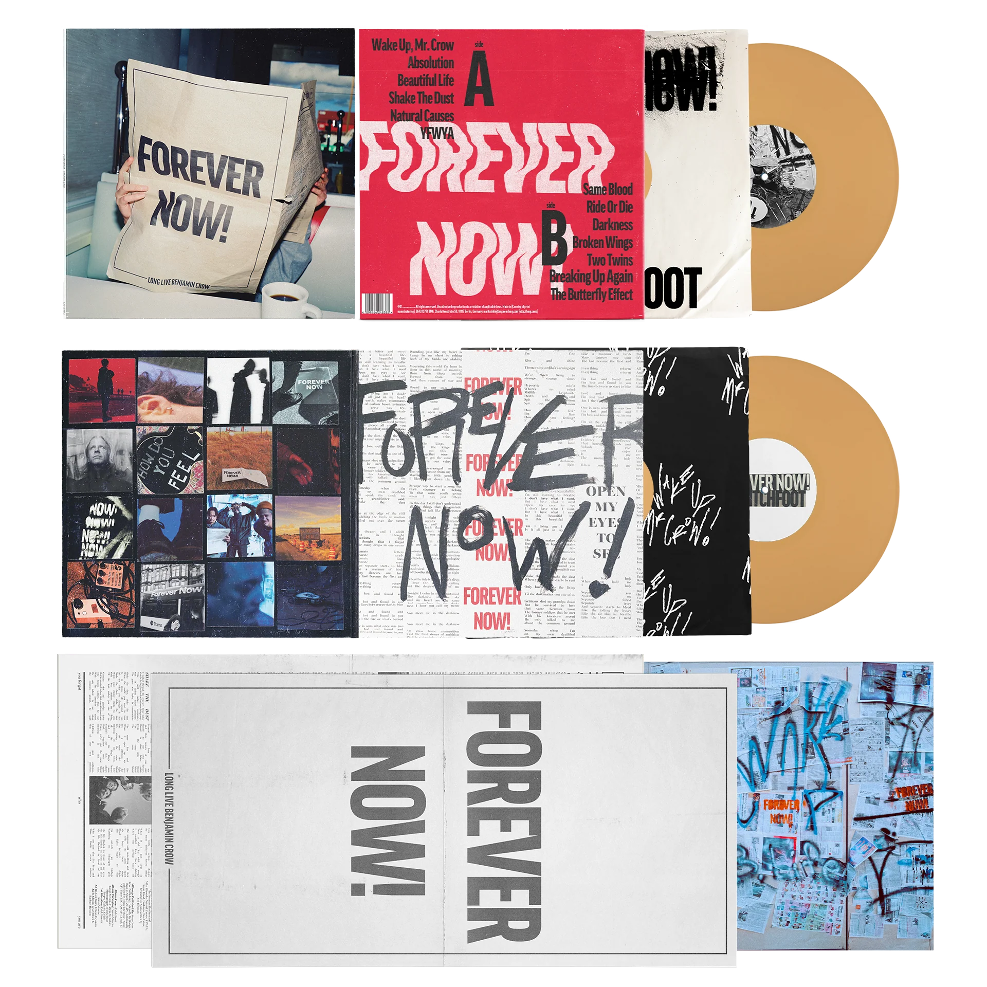 SWITCHFOOT 'FOREVER NOW' LP (Exclusive “ Limited to 300, Custard Vinyl)