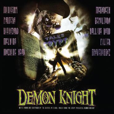 TALES FROM THE CRYPT PRESENTS: 'DEMON KNIGHT ORIGINAL SOUNDTRACK' LP - CLEAR/GREEN/PURPLE/SWIRL - Image 3