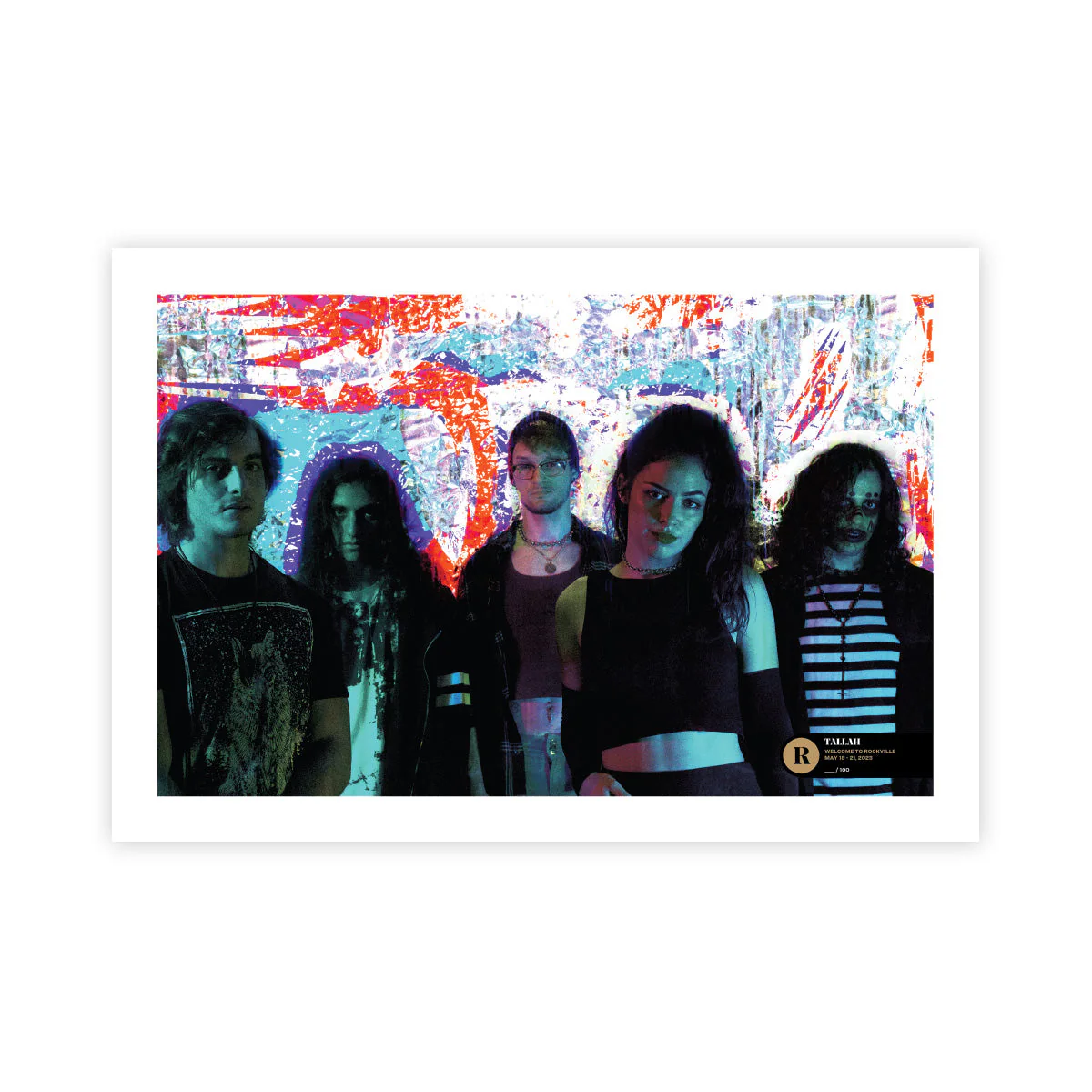 TALLAH X WELCOME TO ROCKVILLE 2023 - SIGNED POSTER - EXCLUSIVE - LTD. - Image 2