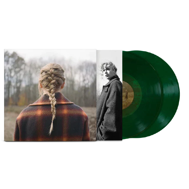 TAYLOR SWIFT 'EVERMORE' 2LP - GREEN