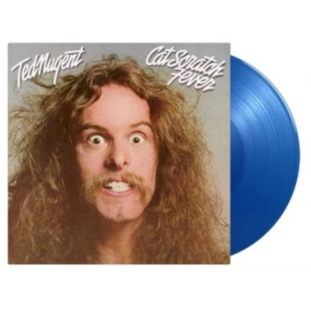 TED NUGENT 'CAT SCRATCH FEVER' LP - LTD. - BLUE