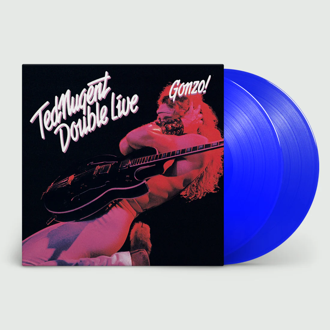 TED NUGENT 'DOUBLE LIVE GONZO' 2LP - LTD. - BLUE - Image 2