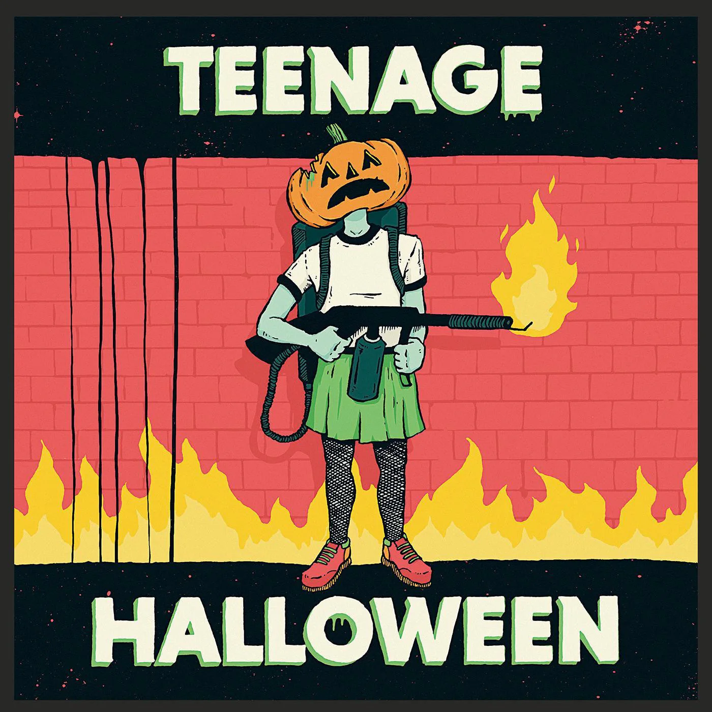TEENAGE HALLOWEEN 'TEENAGE HALLOWEEN' LP - ELECTRIC SMOKE - Image 2