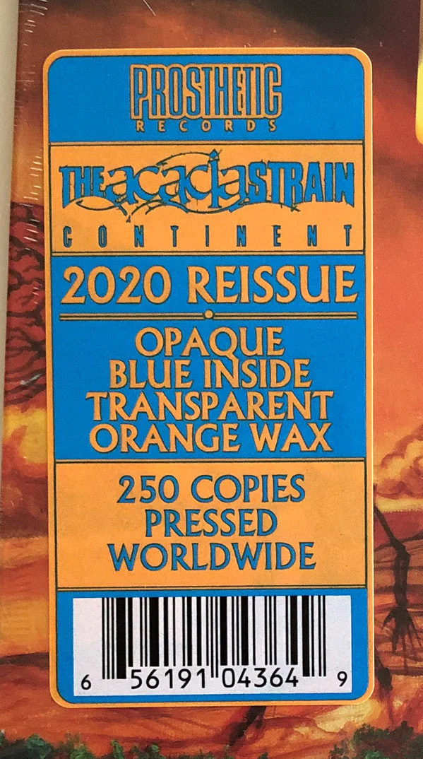THE ACACIA STRAIN 'CONTINENT' BLUE INSIDE ORANGE LP - Image 2