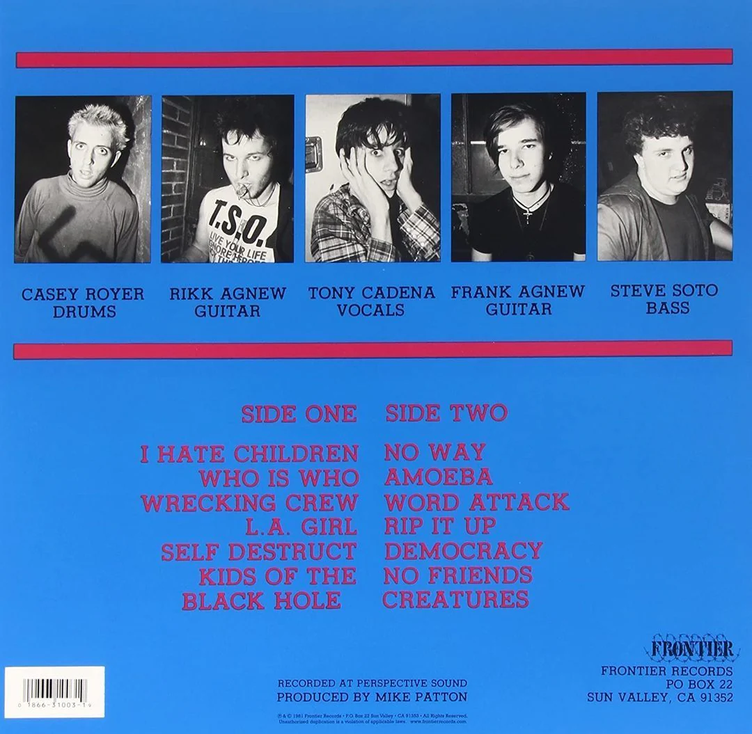 ADOLESCENTS 'ADOLESCENTS' LP - Image 2