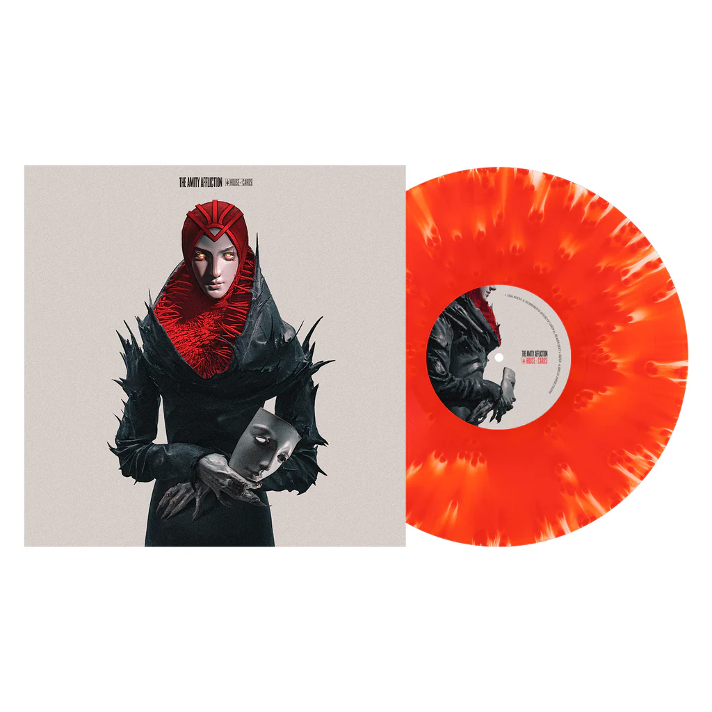 THE AMITY AFFLICTION 'HOUSE OF CARDS' LP (Cloudy Blood Red Vinyl)
