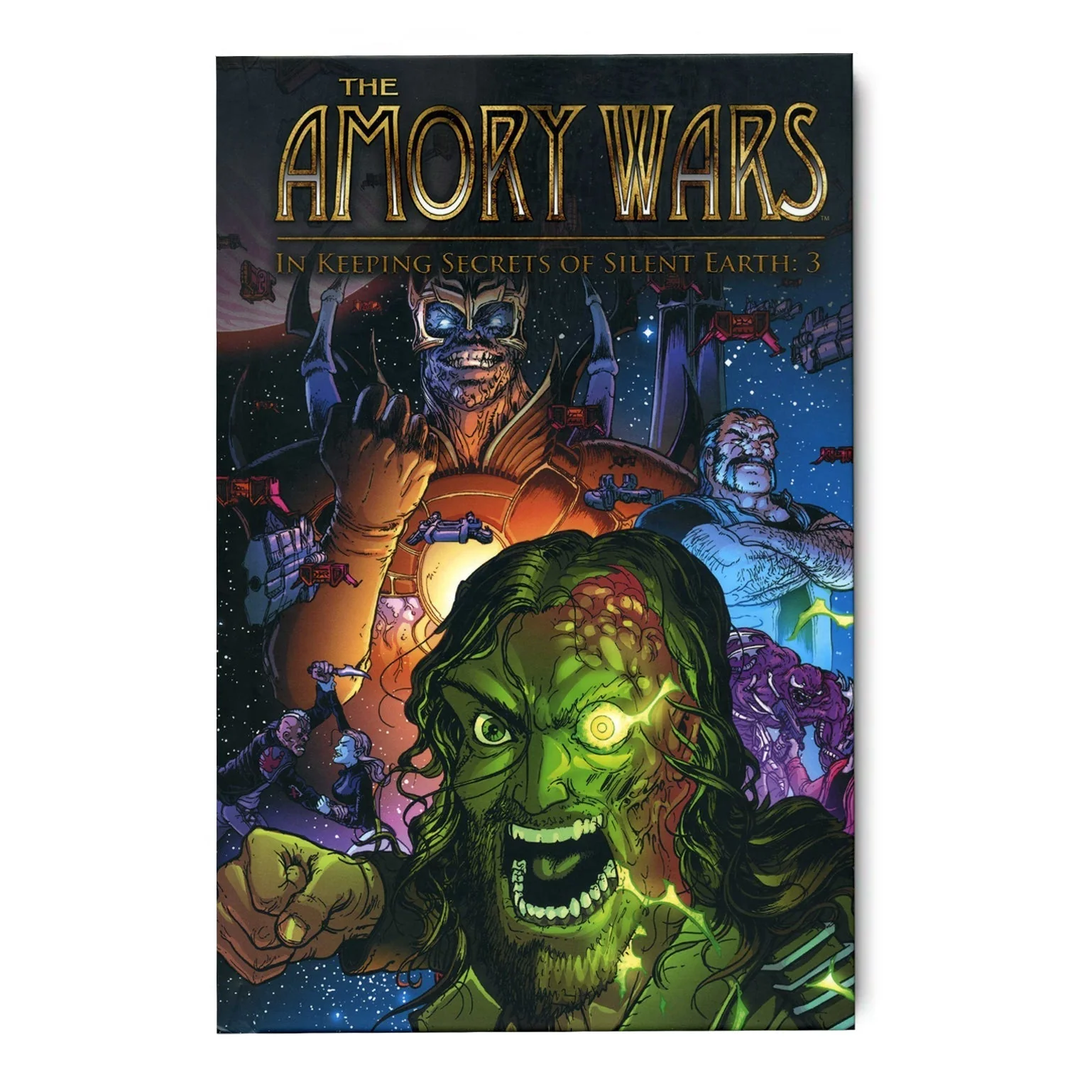 THE ARMORY WARS: IN KEEPING SECRETS OF SILENT EARTH: 3 BY CLAUDIO SANCHEZ - HARDCOVER COMIC BOOK